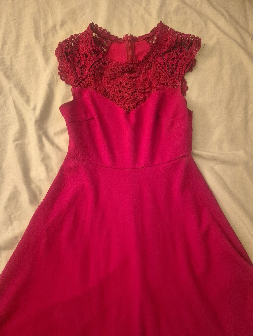 Size S - Sexy Red Lace - Party Dress